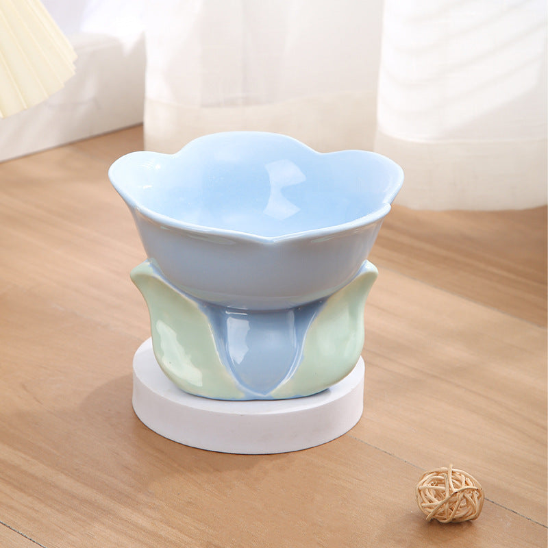 Pet Drinking Eating Feeders Small Dogs Elevated Non-slip Feeding Supplies