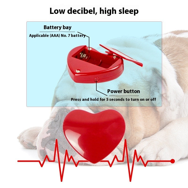 Pet Comfort Toy Heartbeat Accessories