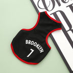 Pet Basketball Wear Thin Sports Vest
