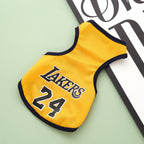Pet Basketball Wear Thin Sports Vest