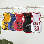 Pet Basketball Wear Thin Sports Vest