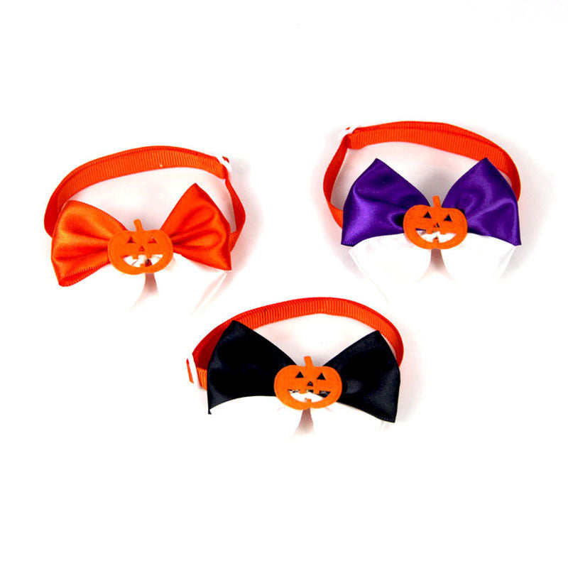 Halloween Pet Costume Bat Wings Bow Tie Hat Accessories