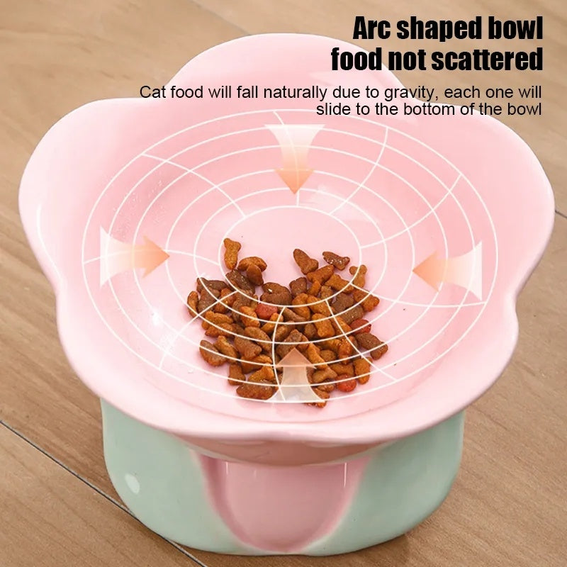 Pet Drinking Eating Feeders Small Dogs Elevated Non-slip Feeding Supplies